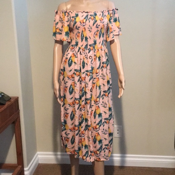 C&C California off the shoulder dress